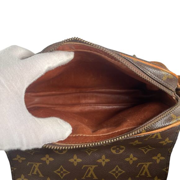 Authentic Louis Vuitton Saint Germain Crossbody Bag Brown Leather Vintage - Picture 12 of 16